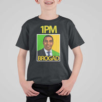1PM BROGAD JLP Supporter Andrew Holness T Shirt For Kid Jamaica Labor Party Politics - Wonder Print Shop