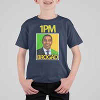 1PM BROGAD JLP Supporter Andrew Holness T Shirt For Kid Jamaica Labor Party Politics - Wonder Print Shop