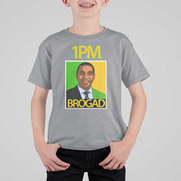 1PM BROGAD JLP Supporter Andrew Holness T Shirt For Kid Jamaica Labor Party Politics - Wonder Print Shop