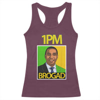 1PM BROGAD JLP Supporter Andrew Holness Racerback Tank Top Jamaica Labor Party Politics - Wonder Print Shop