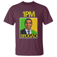 1PM BROGAD JLP Supporter Andrew Holness T Shirt Jamaica Labor Party Politics - Wonder Print Shop
