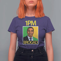 1PM BROGAD JLP Supporter Andrew Holness T Shirt For Women Jamaica Labor Party Politics - Wonder Print Shop