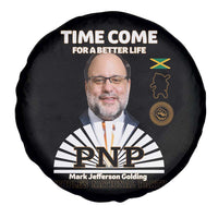 Mark Golding PNP Supporter Spare Tire Cover Time Come for a Better Life Jamaica Politics People's National Party - Wonder Print Shop