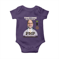 Mark Golding PNP Supporter Baby Onesie Time Come for a Better Life Jamaica Politics People's National Party - Wonder Print Shop