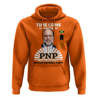 Mark Golding PNP Supporter Hoodie Time Come for a Better Life Jamaica Politics People's National Party - Wonder Print Shop