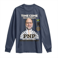 Mark Golding PNP Supporter Long Sleeve Shirt Time Come for a Better Life Jamaica Politics People's National Party - Wonder Print Shop