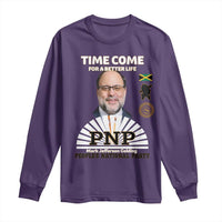 Mark Golding PNP Supporter Long Sleeve Shirt Time Come for a Better Life Jamaica Politics People's National Party - Wonder Print Shop
