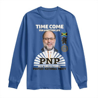 Mark Golding PNP Supporter Long Sleeve Shirt Time Come for a Better Life Jamaica Politics People's National Party - Wonder Print Shop