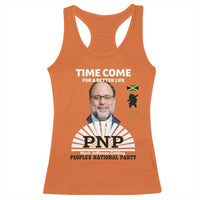Mark Golding PNP Supporter Racerback Tank Top Time Come for a Better Life Jamaica Politics People's National Party - Wonder Print Shop