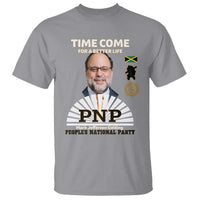 Mark Golding PNP Supporter T Shirt Time Come for a Better Life Jamaica Politics People's National Party - Wonder Print Shop
