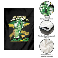 Choose Jamaica JLP Supporter Garden Flag Patriotic Leaders Jamaica Jamaica Labor Party Politics - Wonder Print Shop