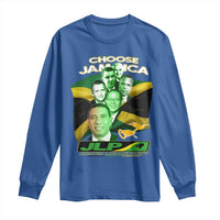 Choose Jamaica JLP Supporter Long Sleeve Shirt Patriotic Leaders Jamaica Jamaica Labor Party Politics - Wonder Print Shop