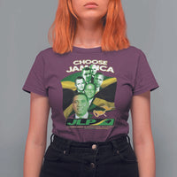 Choose Jamaica JLP Supporter T Shirt For Women Patriotic Leaders Jamaica Jamaica Labor Party Politics - Wonder Print Shop