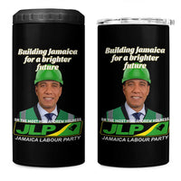 Dr Most Hon Andrew Holness JLP Supporter 4 in 1 Can Cooler Tumbler Building Jamaica for a Brighter Future Jamaica Labor Party Politics - Wonder Print Shop
