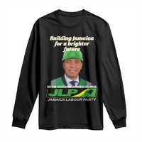 Dr Most Hon Andrew Holness JLP Supporter Long Sleeve Shirt Building Jamaica for a Brighter Future Jamaica Labor Party Politics - Wonder Print Shop