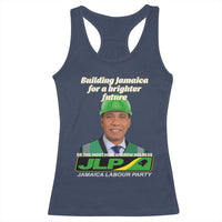 Dr Most Hon Andrew Holness JLP Supporter Racerback Tank Top Building Jamaica for a Brighter Future Jamaica Labor Party Politics - Wonder Print Shop