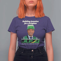 Dr Most Hon Andrew Holness JLP Supporter T Shirt For Women Building Jamaica for a Brighter Future Jamaica Labor Party Politics - Wonder Print Shop