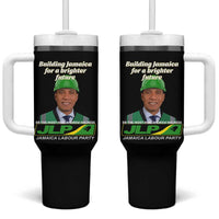 Dr Most Hon Andrew Holness JLP Supporter Tumbler With Handle Building Jamaica for a Brighter Future Jamaica Labor Party Politics - Wonder Print Shop