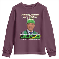 Dr Most Hon Andrew Holness JLP Supporter Youth Sweatshirt Building Jamaica for a Brighter Future Jamaica Labor Party Politics - Wonder Print Shop