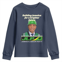 Dr Most Hon Andrew Holness JLP Supporter Youth Sweatshirt Building Jamaica for a Brighter Future Jamaica Labor Party Politics - Wonder Print Shop