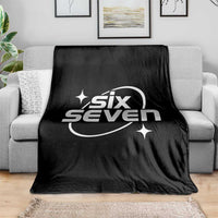 Funny Six Seven Throw Blanket Cool 67 Meme Y2K Gen Alpha Slang - Wonder Print Shop