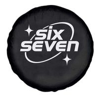 Funny Six Seven Spare Tire Cover Cool 67 Meme Y2K Gen Alpha Slang - Wonder Print Shop