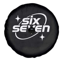 Funny Six Seven Spare Tire Cover Cool 67 Meme Y2K Gen Alpha Slang - Wonder Print Shop