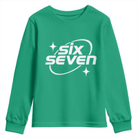 Funny Six Seven Youth Sweatshirt Cool 67 Meme Y2K Gen Alpha Slang - Wonder Print Shop