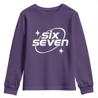 Funny Six Seven Youth Sweatshirt Cool 67 Meme Y2K Gen Alpha Slang - Wonder Print Shop