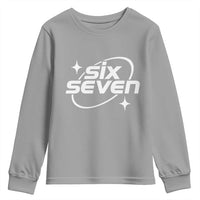 Funny Six Seven Youth Sweatshirt Cool 67 Meme Y2K Gen Alpha Slang - Wonder Print Shop