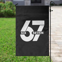 Funny Six Seven 67 Meme Garden Flag Bold Graphic - Wonder Print Shop