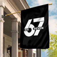 Funny Six Seven 67 Meme Garden Flag Bold Graphic - Wonder Print Shop