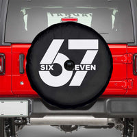 Funny Six Seven 67 Meme Spare Tire Cover Bold Graphic - Wonder Print Shop