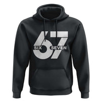 Funny Six Seven 67 Meme Hoodie Bold Graphic - Wonder Print Shop