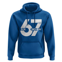 Funny Six Seven 67 Meme Hoodie Bold Graphic - Wonder Print Shop