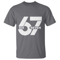 Funny Six Seven 67 Meme T Shirt Bold Graphic - Wonder Print Shop