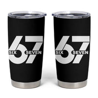 Funny Six Seven 67 Meme Tumbler Cup Bold Graphic - Wonder Print Shop