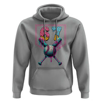 Funny Six Seven Baseball Drip Hoodie Number 67 Meme Drippy Bats - Wonder Print Shop