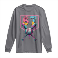Funny Six Seven Baseball Drip Long Sleeve Shirt Number 67 Meme Drippy Bats - Wonder Print Shop