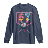 Funny Six Seven Baseball Drip Long Sleeve Shirt Number 67 Meme Drippy Bats - Wonder Print Shop