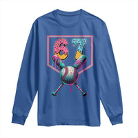 Funny Six Seven Baseball Drip Long Sleeve Shirt Number 67 Meme Drippy Bats - Wonder Print Shop