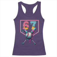 Funny Six Seven Baseball Drip Racerback Tank Top Number 67 Meme Drippy Bats - Wonder Print Shop