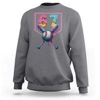 Funny Six Seven Baseball Drip Sweatshirt Number 67 Meme Drippy Bats - Wonder Print Shop