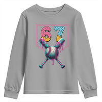 Funny Six Seven Baseball Drip Youth Sweatshirt Number 67 Meme Drippy Bats - Wonder Print Shop