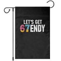 Funny Six Seven 67 Garden Flag Lets Get Sendy 6 7 Meme Icecream - Wonder Print Shop