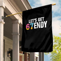 Funny Six Seven 67 Garden Flag Lets Get Sendy 6 7 Meme Icecream - Wonder Print Shop