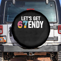 Funny Six Seven 67 Spare Tire Cover Lets Get Sendy 6 7 Meme Icecream - Wonder Print Shop
