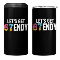 Funny Six Seven 67 4 in 1 Can Cooler Tumbler Lets Get Sendy 6 7 Meme Icecream - Wonder Print Shop
