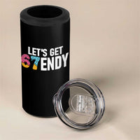Funny Six Seven 67 4 in 1 Can Cooler Tumbler Lets Get Sendy 6 7 Meme Icecream - Wonder Print Shop