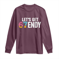 Funny Six Seven 67 Long Sleeve Shirt Lets Get Sendy 6 7 Meme Icecream - Wonder Print Shop